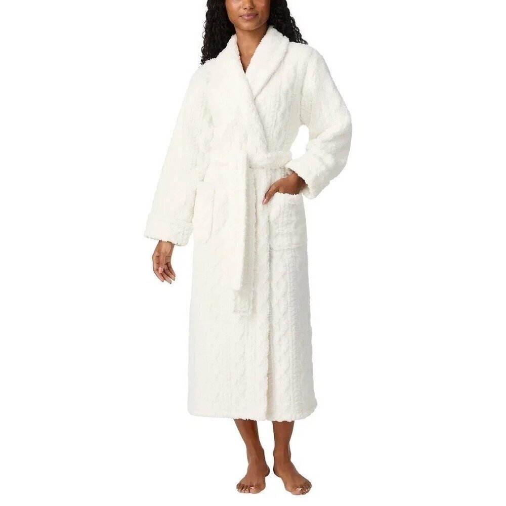 Room Service Women's S Robe Long Bathrobe White JCK219
